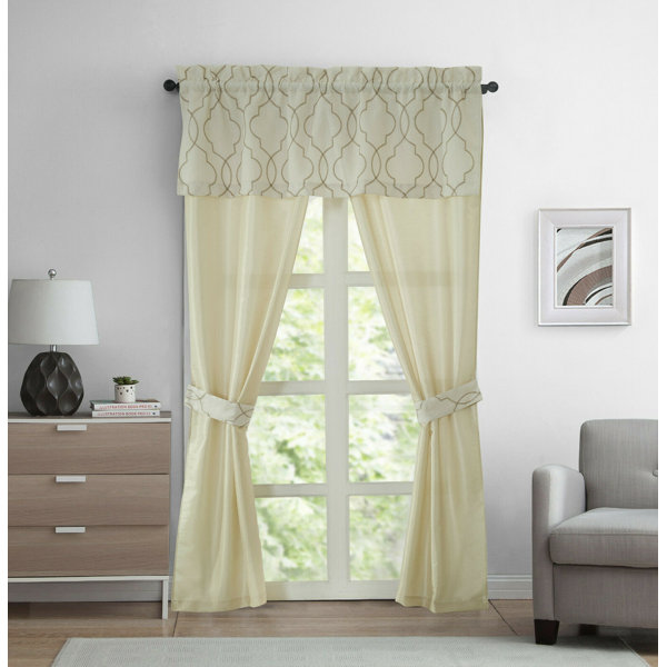 Everly Quinn Polyester SemiSheer Curtain Wayfair